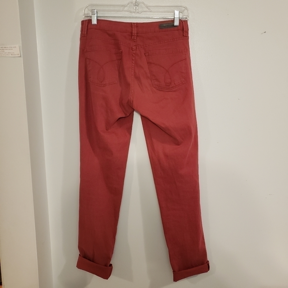 Calvin Klien Red Jean Ultimate Skinny Size 28 - Picture 5 of 7